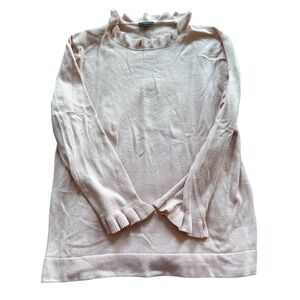 Ann Taylor XL Light Pink Long Sleeve Sweater